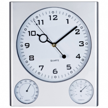 Logo trade promotional products image of: Plastic wall clock DEN HAAG