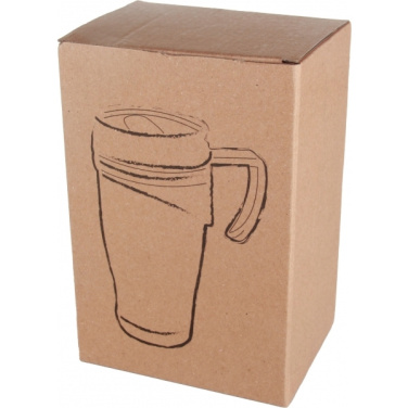 Logo trade promotional gifts picture of: Stainless steel thermo cup EL PASO 400 ml