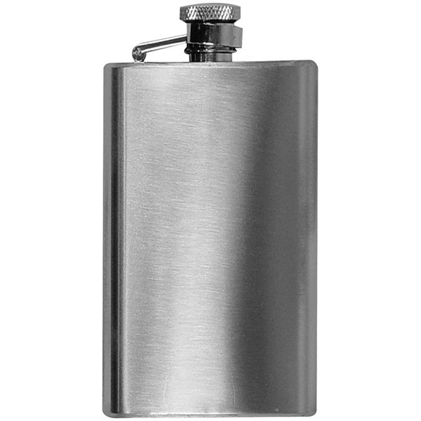 Logo trade corporate gift photo of: Stainless steel hip flask FRESNO 104 ml