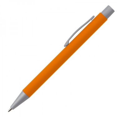 Logo trade promotional products picture of: Metal ballpen soft touch ABU DHABI