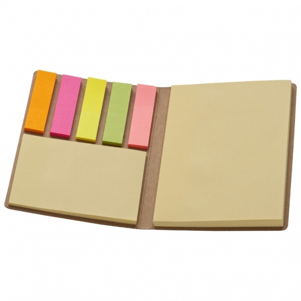 Logo trade promotional gifts picture of: Adhesive note pad BURLINGTON