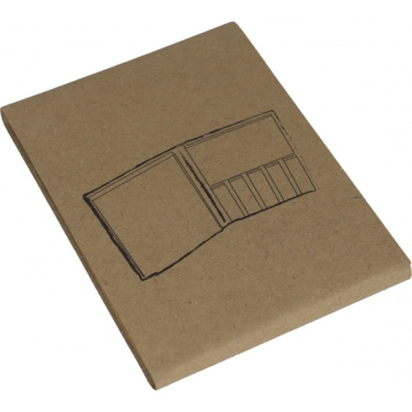 Logotrade promotional merchandise photo of: Adhesive note pad BURLINGTON