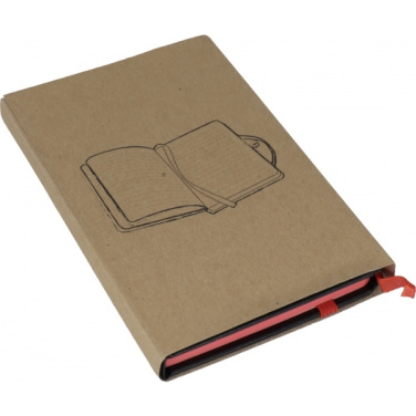 Logo trade promotional products image of: Notebook A6 ROSTOCK