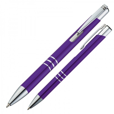 Logo trade promotional products picture of: Metal ballpen ASCOT