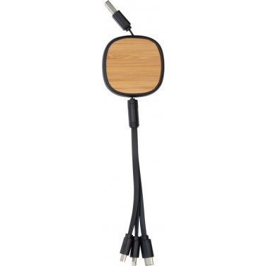 Logo trade business gift photo of: Charging cable STRASBOURG