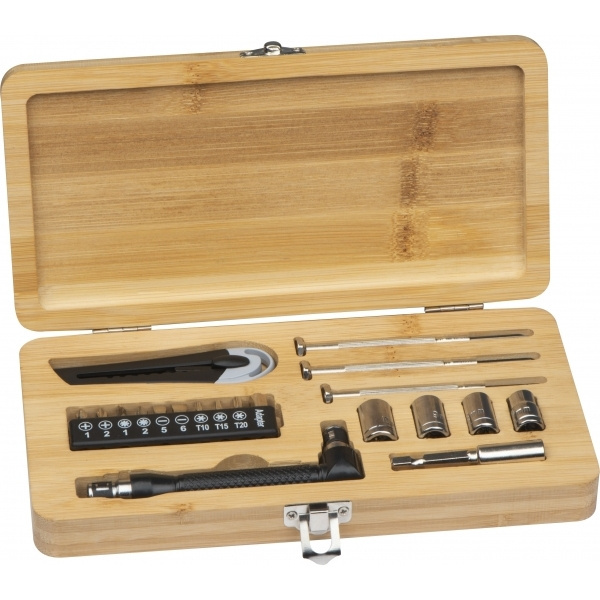 Logotrade business gifts photo of: 22-piece tool set BERINGEN