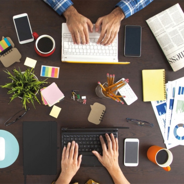 Logotrade corporate gift picture of: A5 note book KIEL