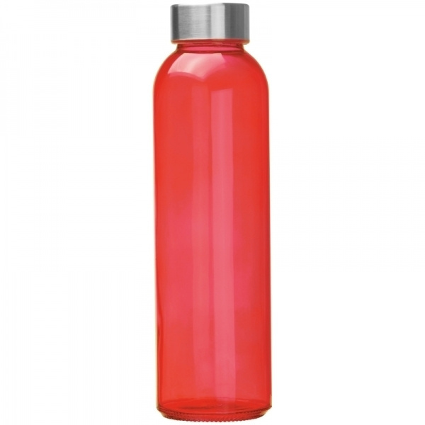 Logo trade promotional products image of: Glass bottle INDIANOPOLIS 550 ml