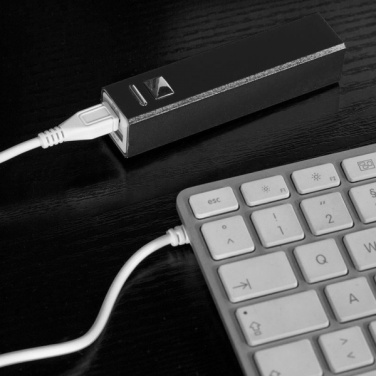Logo trade advertising product photo of: Metal power bank PORT HOPE 2200mAh