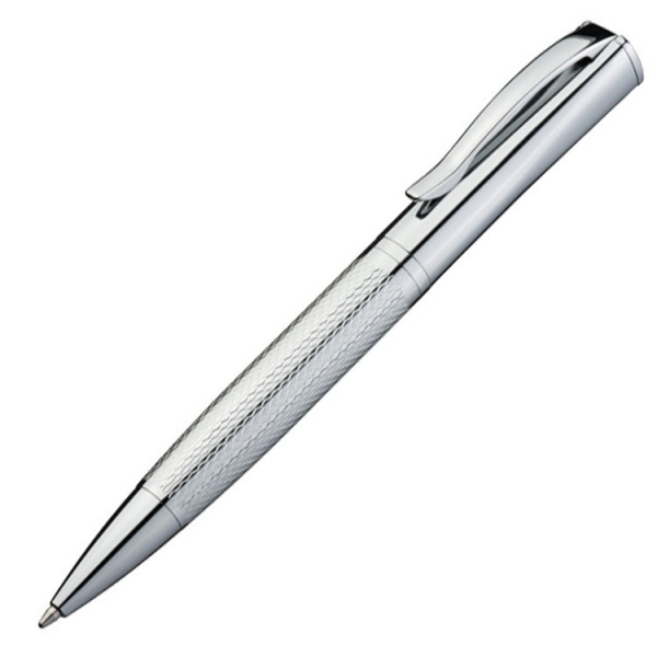 Logo trade corporate gifts image of: Metal ballpen CHESTER