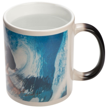 Logo trade business gift photo of: Colour-changing sublimation mug SIRMIONE 300 ml
