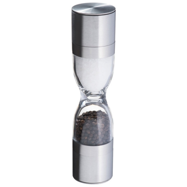 Logotrade promotional merchandise image of: Salt and pepper mill 2-in-1 ROME