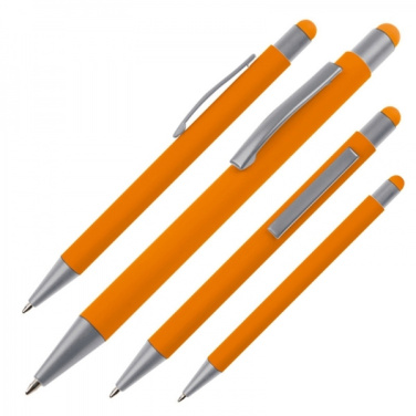 Logo trade promotional items image of: Metal ballpen touch pen soft touch SALT LAKE CITY