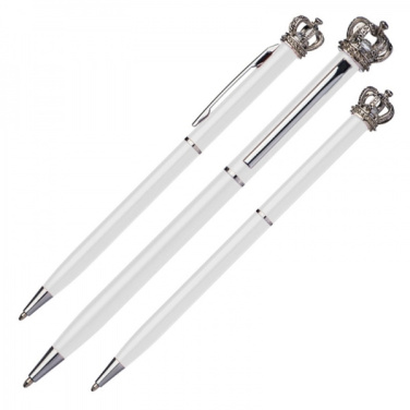 Logotrade corporate gift image of: Metal ballpen KINGS PARK