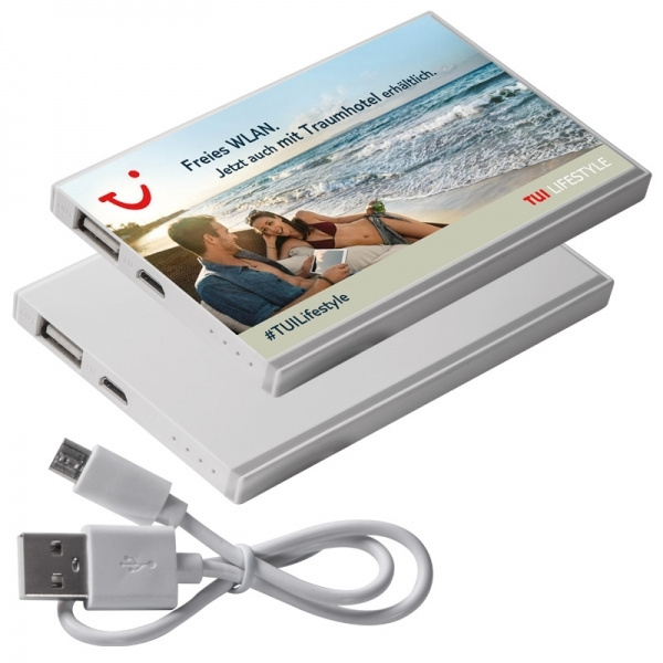 Logo trade promotional giveaways image of: Power bank PINEVILLE 2200 mAh