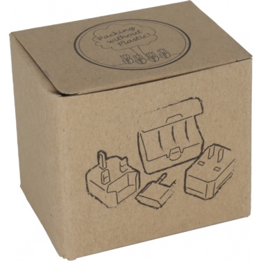 Logo trade advertising product photo of: Travel adapter PERU