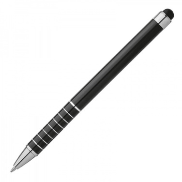 Logotrade promotional product image of: Metal ballpen with touch pen LUEBO