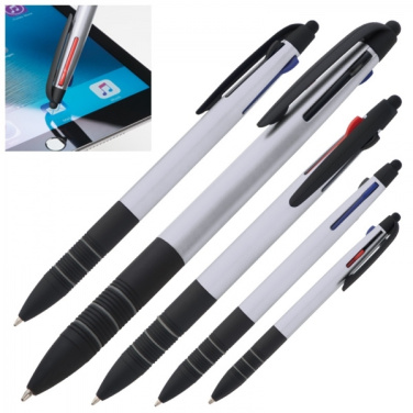 Logo trade promotional items image of: Plastic ballpen 3in1 BOGOTA