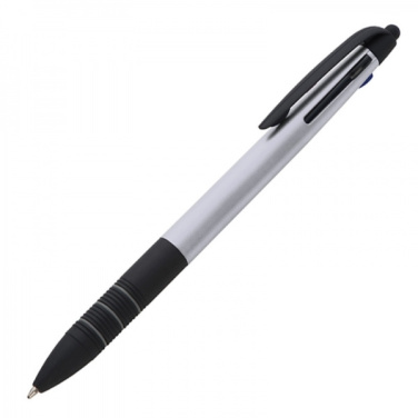 Logo trade business gifts image of: Plastic ballpen 3in1 BOGOTA