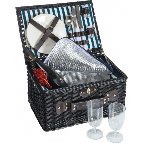 Logo trade promotional gift photo of: Picnic basket RIVA DEL GARDA