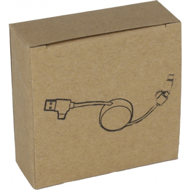 Logotrade corporate gifts photo of: Bamboo charging cable GRONINGEN