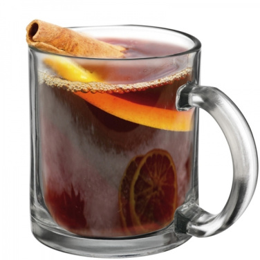 Logo trade corporate gifts picture of: Glass mug LIMERICK 300 ml