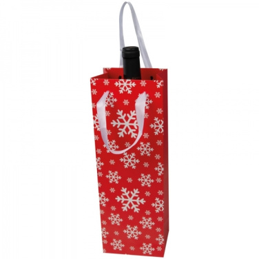 Logo trade promotional gifts picture of: Wine bag in Christmas design LAPLAND