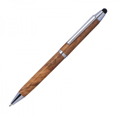 Logotrade advertising product image of: Wooden ballpen with touch function ERFURT