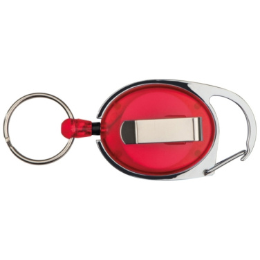 Logotrade promotional merchandise image of: Ski-Pass with Carabiner Keyring EMPLOYEE