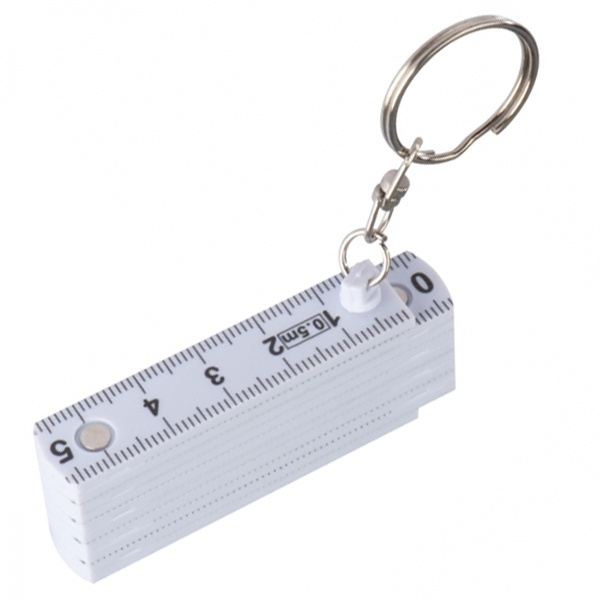 Logotrade promotional merchandise picture of: Keyring with 0,5m ruler
