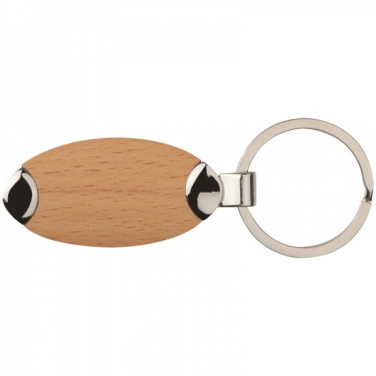 Logo trade corporate gifts picture of: Wooden keyring BALTRUM