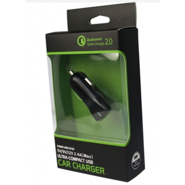 Logotrade promotional products photo of: Car charger (Qualcomm Quick Charge 3.0)