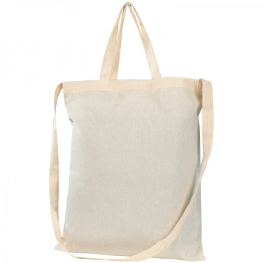 Logo trade promotional item photo of: Cotton bag with 3 handles NORDKOOG