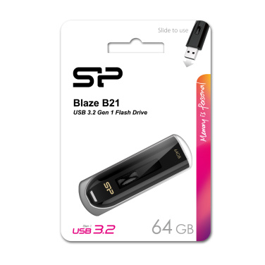 Logotrade promotional item image of: Pendrive Silicon Power Blaze B21 3.1