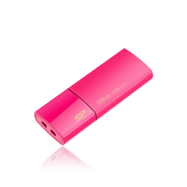 Logo trade promotional giveaways picture of: Pendrive Silicon Power 3.0 Blaze B05,pink