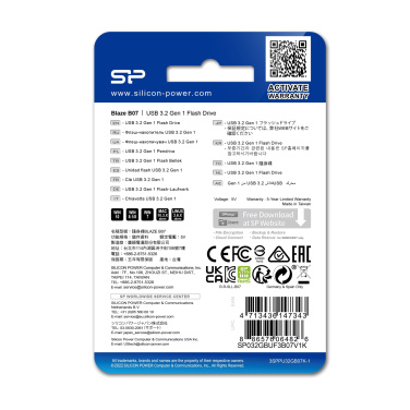 Logo trade promotional products picture of: PENDRIVE SILICON POWER BLAZE - B07 3.2 16GB