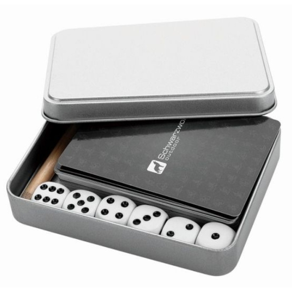 Logo trade promotional products picture of: Games set YARRA Schwarzwolf