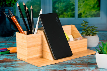 Logo trade promotional items image of: Desk organizer LUBLIN