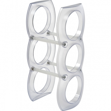 Logotrade advertising product image of: Plastic wine rack MONTEGO BAY