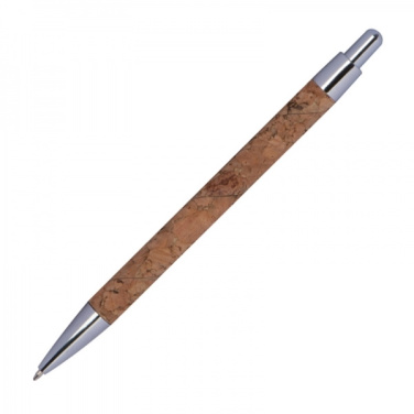 Logotrade promotional gift image of: Cork pen KINGSWOOD