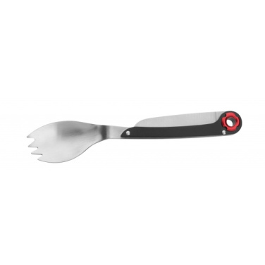 Logo trade corporate gifts picture of: Multifunctional spoon LATEMAR Schwarzwolf
