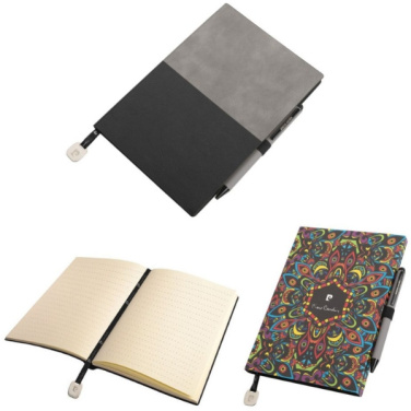Logotrade promotional product image of: Notepad A5 & ballpoint pen REPORTER Pierre Cardin