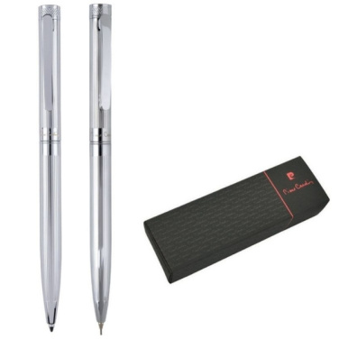Logo trade promotional giveaways image of: Writing set ballpoint pen & pencil RENEE Pierre Cardin