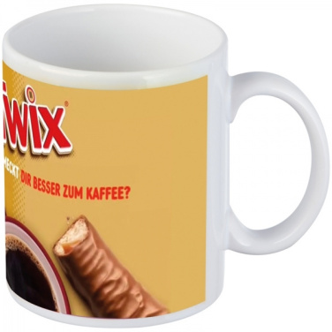 Logo trade promotional merchandise image of: Classic coffee mug for allover print VIESTE 300 ml