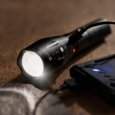 Logotrade business gift image of: Flashlight DELGADA Schwarzwolf