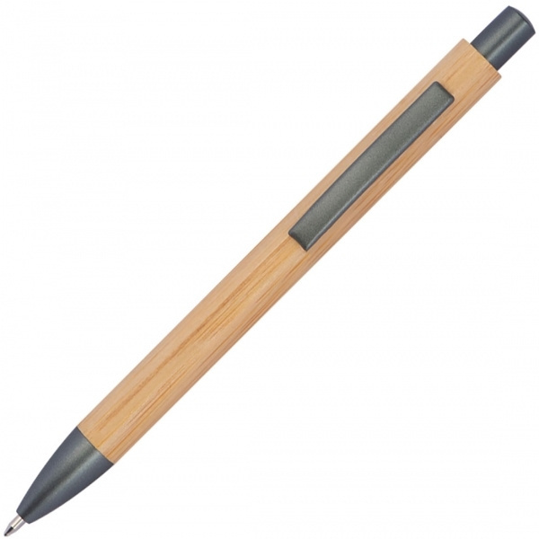 Logo trade business gift photo of: Bamboo ballpen BERINGEN