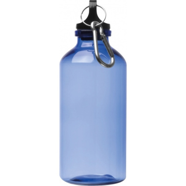 Logo trade promotional merchandise image of: Recycled PRT bottle MECHELEN 400 ml