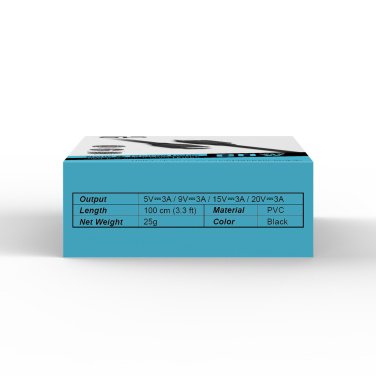 Logo trade business gift photo of: DATA TRANSFER CABLE LK15CC Type C-C