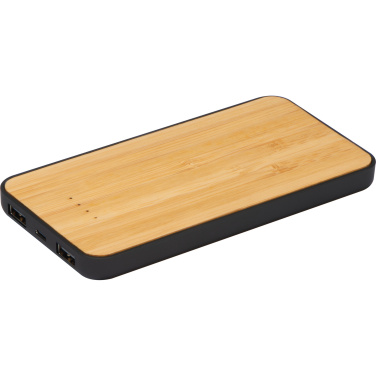 Logo trade promotional items picture of: Wireless charger and powerbank 8000 mAh MILAN