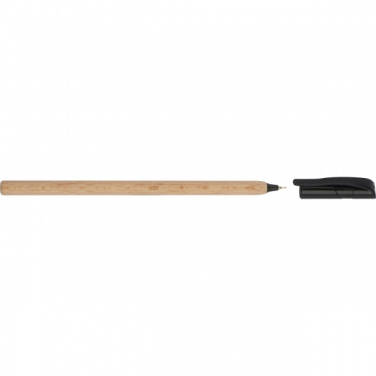 Logo trade promotional giveaway photo of: Wooden ballpen PALMDALE